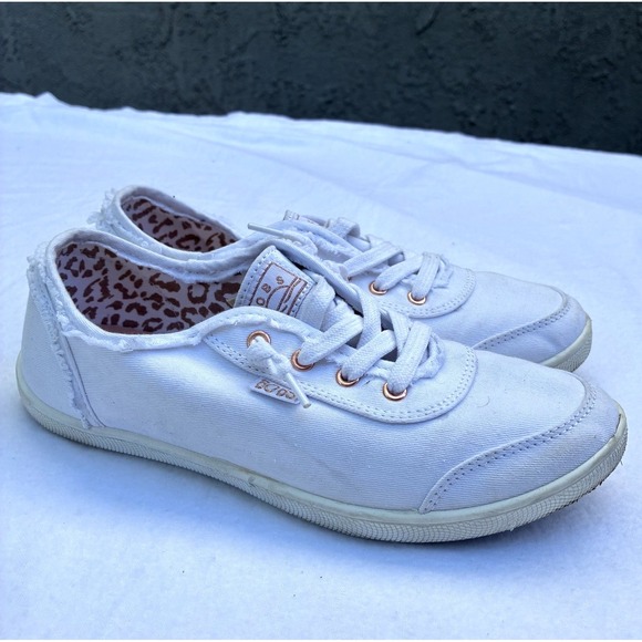 Skechers Shoes - Skechers Bobs B Cute Classic White Womens Slip On Memory Foam Comfort Shoes 7.5